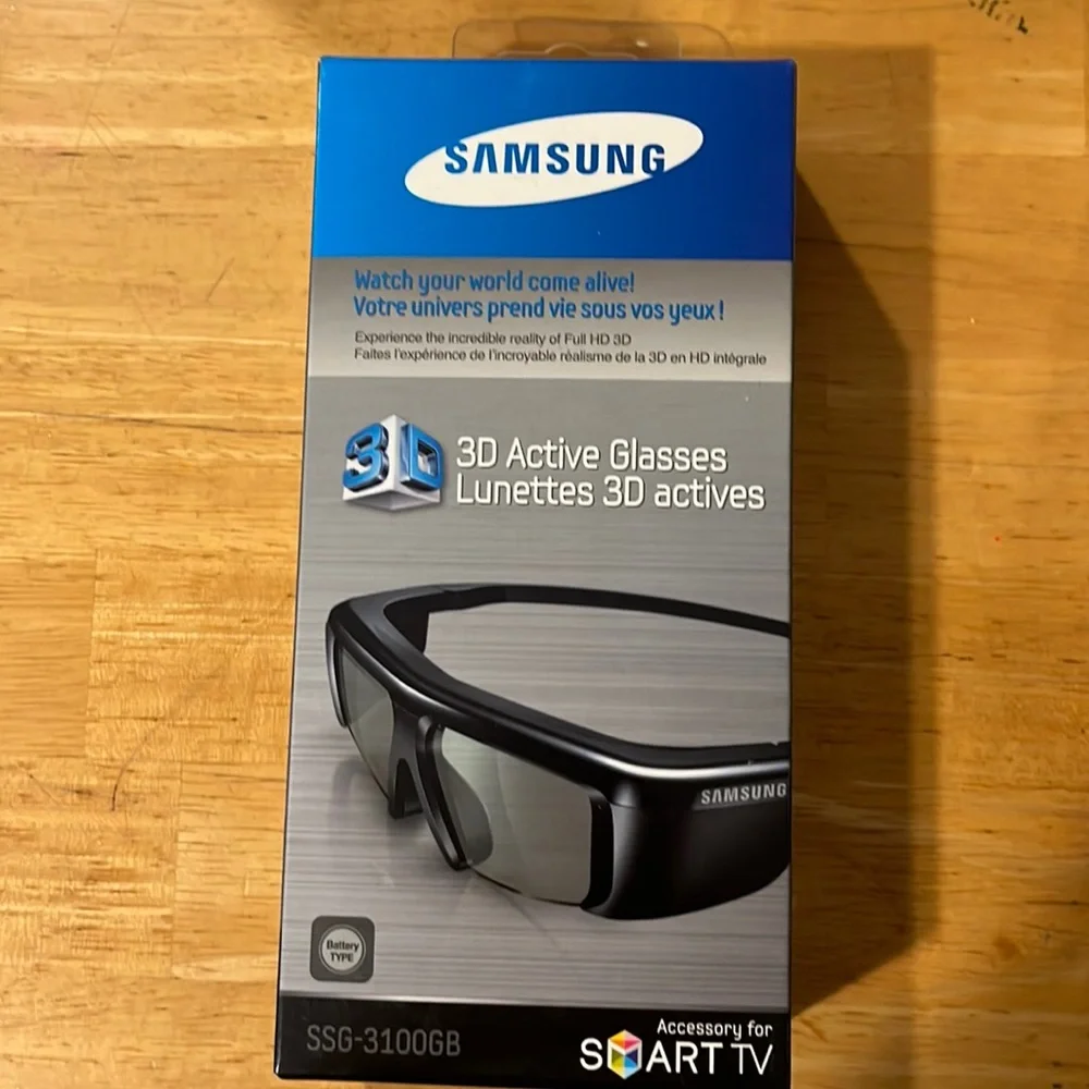 🛍️ NWT Samsung Black 3D Active Glasses